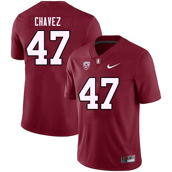 Men #47 Alejandro Chavez Stanford Cardinal College 2023 Football Stitched Jerseys Sale-Cardinal